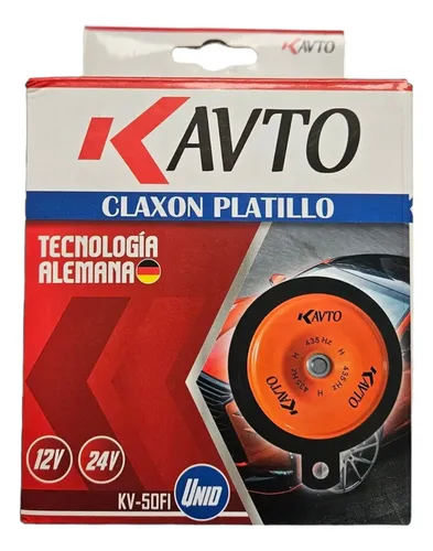 BOCINA KAVTO 12V-24V PLATILLO  
