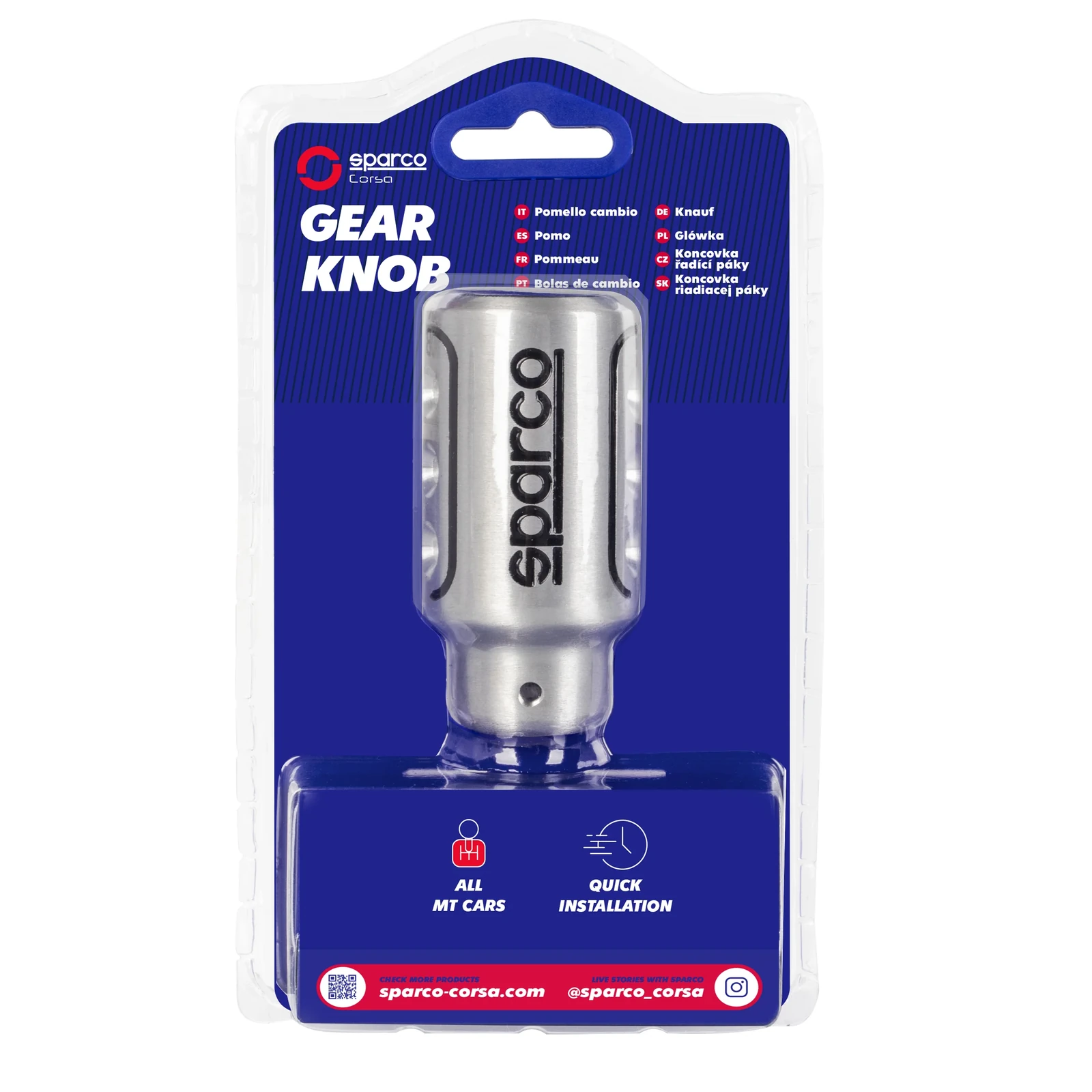 POMO UNIVERSAL PALANCA DE CAMBIO SPARCO